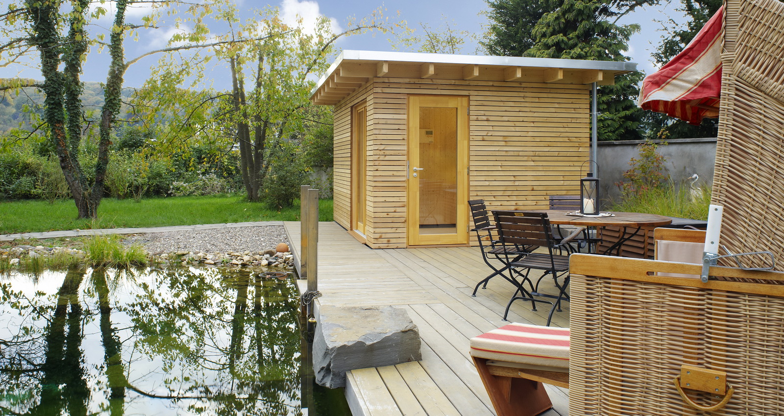 Moderne Design Gartensauna schicke Gartensauna